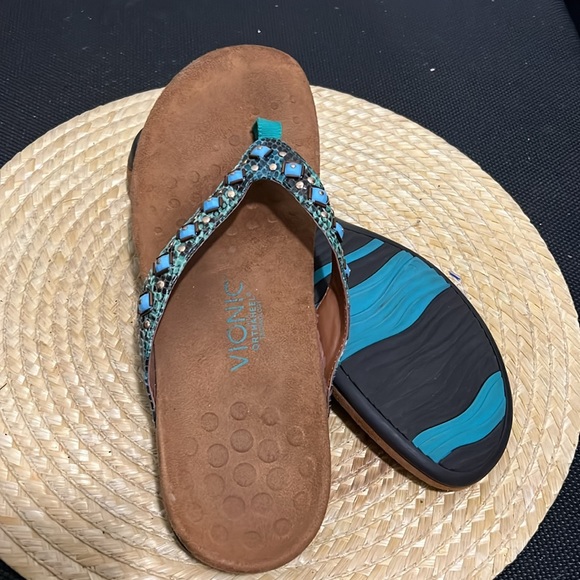 Vionic Slippers  Slide Sandals Size 10 - Picture 9 of 10